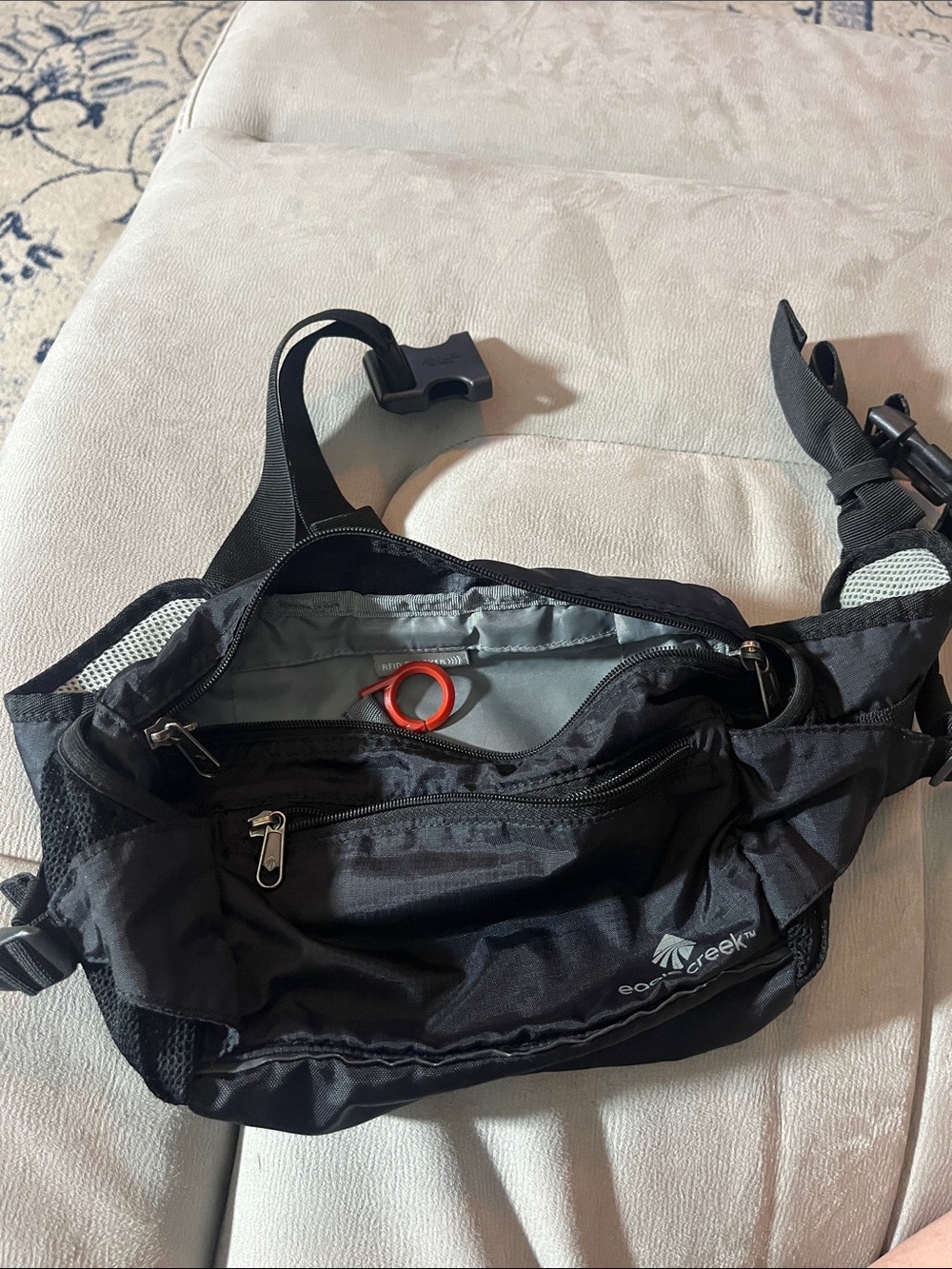 Black Waist Pack - Compact Everyday Carry